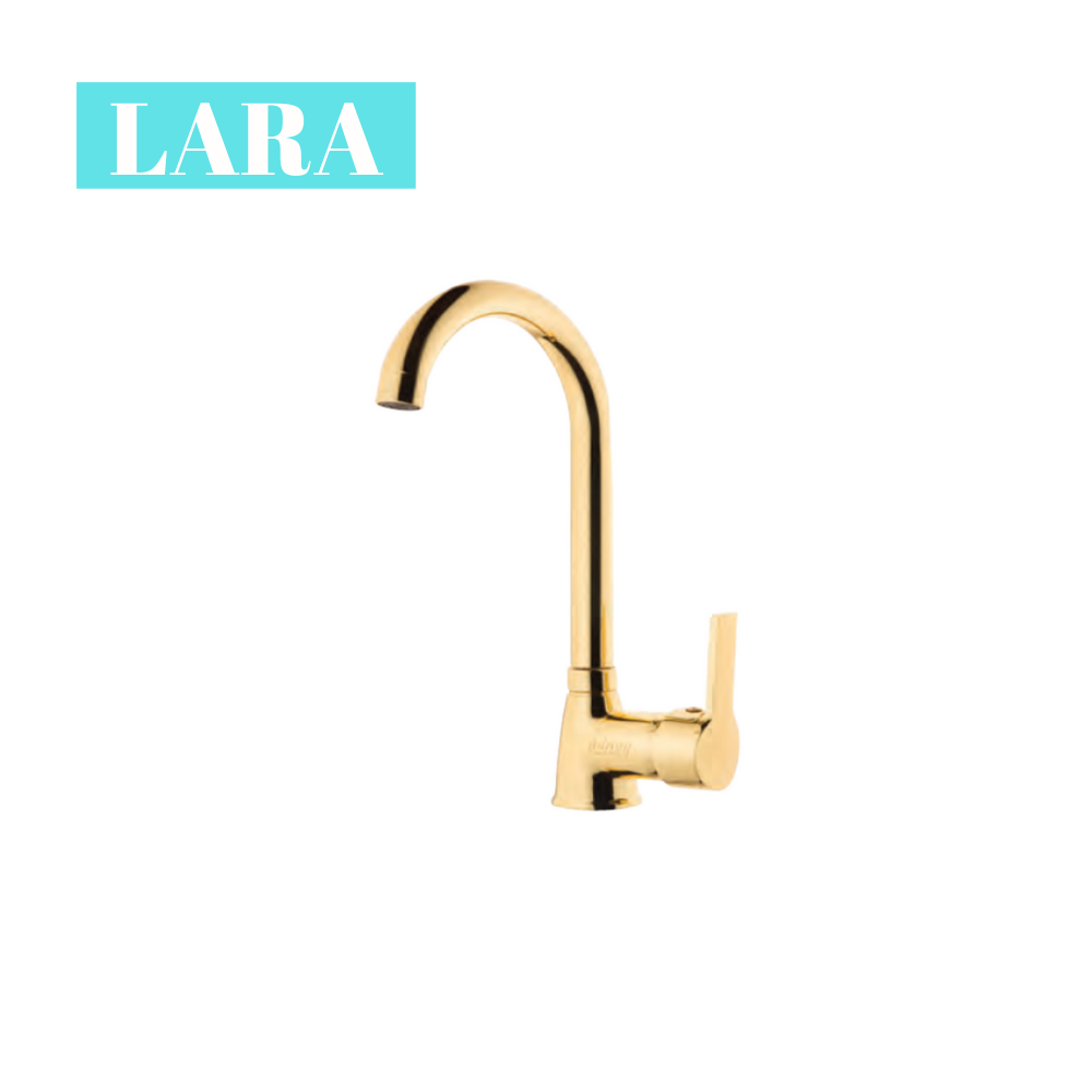 Lara Gold Kuğu Lavabo Bataryası